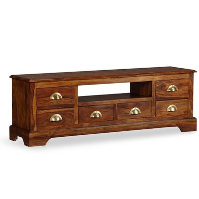 vidaXL TV Stand 47.2"x15.7"x11.8" Solid Wood Sheesham - 47.2" x 15.8" x 11.8"