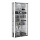 VCM Vitrine »Vitrosa Maxi LED« weiß, 59x118x18 cm