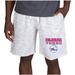 Men's Concepts Sport White/Charcoal Philadelphia 76ers Alley Fleece Shorts