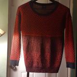 American Eagle Outfitters Sweaters | American Eagle Outfitters Pullover Sweater | Color: Black/Red | Size: L