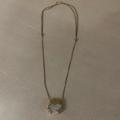 Madewell Jewelry | Madewell Adjustable Length Necklace | Color: Tan/White | Size: Os