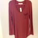 Anthropologie Tops | Nwt Anthropologie Tunic Top | Color: Red/Brown | Size: L