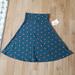 Lularoe Skirts | 2/$20 -- Nwt Lularoe Azure Silky Stretchy Skirt Size Small | Color: Blue/Green | Size: S