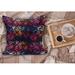 East Urban Home Ambesonne Halloween Fluffy Throw Pillow Cushion Cover, Mexican Sugar Skulls Digital Polygonal Geometric All Saint Day Display | Wayfair