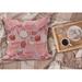 East Urban Home Ambesonne Cartoon Fluffy Throw Pillow Cushion Cover, Teapots Cups w/ Polka Dots Patterns Cherries Cakes Tea Coffee Pattern | Wayfair