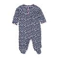 Carter's Baby Girls' Cotton Sleep and Play (6 Months, Navy Hearts)