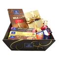 Luxury Belgian Chocolate Gift Hamper, Fresh Leonidas Chocolate Bars & Assorted Chocolates, Gift Hamper 650g