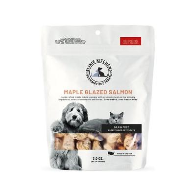 Elixir Kitchens Maple Glazed Salmon Freeze Dried Dog & Cat Treats, 3-oz bag