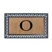 A1HC Rubber and Coir X Large Monogrammed Double Doormat, 30"X48"