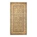 Overton Hand Knotted Wool Vintage Inspired Traditional Mogul Green Runner Rug - 5' 2" x 10' 4"