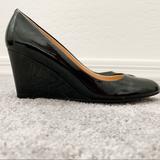 J. Crew Shoes | J Crew Collection Patent Wedge Heels | Color: Black | Size: 6