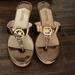 Michael Kors Shoes | Copper Shiny Michael Kors Sandals /Espadrilles . Rarely Used | Color: Brown/Tan | Size: 8