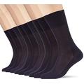 FALKE Men's Tiago 3-Pack M SO Socks, Blue (Dark Navy 6370), 7-8 (Pack of 3)