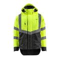 Mascot Harlow Hi-Vis Shell Jacket 15501-231 - Safe Supreme Mens L Hi-Vis Yellow/Black