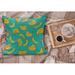 East Urban Home Ambesonne Yellow & Blue Fluffy Throw Pillow Cushion Cover, Tropical Bananas Pattern In Vivid Tones Exotic Style Palm Summer Graphic | Wayfair