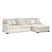 Gray/Brown Sectional - Braxton Culler Cambria 123" Wide Right Hand Facing Sofa & Chaise | 38 H x 123 W x 68 D in | Wayfair