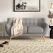 Carson Carrington Nordborg Upholstered Loveseat by Modway Polyester in Gray | 32 H x 61.5 W x 32 D in | Wayfair EEI-1632-LGR-Y