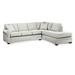Gray/Brown Sectional - Braxton Culler Bedford 117" Wide Right Hand Facing Sofa & Chaise Polyester/Cotton/Other Performance Fabrics | Wayfair