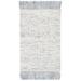 White 60 x 0.59 in Indoor Area Rug - Latitude Run® Gramer Handmade Flatweave Wool Ivory/Gray Area Rug Wool | 60 W x 0.59 D in | Wayfair