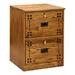 Loon Peak® Deveraux 2-Drawer Vertical Filing Cabinet Wood in Brown | 30 H x 21 W x 21 D in | Wayfair 1C3EB4CF5AFC4C0DB1378CC297FCE2E9