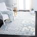 Gray/White 72 x 0.44 in Indoor Area Rug - Canora Grey Adiza Floral Gray/Ivory Area Rug | 72 W x 0.44 D in | Wayfair