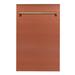 ZLINE 18 in. Compact Top Control Built-In Dishwasher w/ Stainless Steel Tub & Modern Style Handle in Brown | 32.5 H x 17.63 W x 23.1 D in | Wayfair