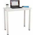 soges Bureau Compact pour Ordinateur, Table de Bureau Table de Travail PC Table en Bois et Acier,