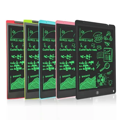 Tablette d'écriture LCD Portable 12 pouces planche à dessin électronique éducative pour enfants