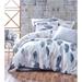 STP Goods Grey Feather Cotton Duvet Cover Set of 3