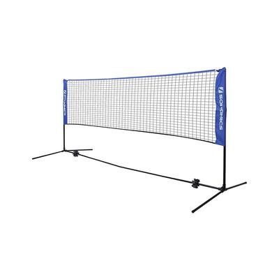 Badminton Net Set, Portable Sports Set for Badminton, Tennis, Kids Volleyball, Pickleball, Easy Setup, 10 Feet Long Nylon Net