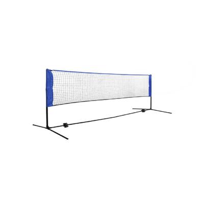 Blue-Black 13 Feet Portable Sports Set for Badminton, Tennis, Kids Volleyball, Pickleball
