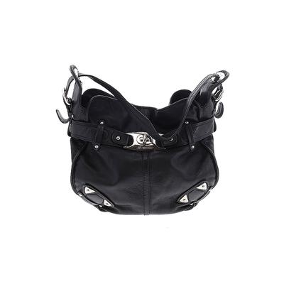 B Makowsky Shoulder Bag: Black Solid Bags