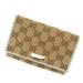 Gucci Bags | Authentic Gucci Wallet Purse Bifold Gg Blue Beige Woman Used | Color: Brown | Size: 14.5 Cm