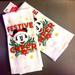 Disney Kitchen | Disney Mickey Mouse “Festive Cheer” Christmas Kitchen Towels 2pk | Color: Red/White | Size: Os