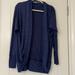 Athleta Sweaters | Navy Blue Athleta Super Soft Long Cardigan | Color: Blue | Size: S