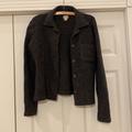 J. Crew Jackets & Coats | J Crew Coat/Sweater. Size M. | Color: Gray | Size: M