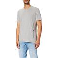 Tommy Hilfiger Men's Tommy Flag Side TEE T-Shirt, Light Grey Heather, 3XL