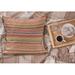 East Urban Home Ambesonne Abstract Fluffy Throw Pillow Cushion Cover, Vivid Horizontal Colorful Striped Lines Background Rainbow Bars Display | Wayfair