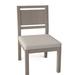 Summer Classics Avondale Patio Dining Side Chair w/ Cushions Wood in Brown | 36 H x 20.5 W x 25.5 D in | Wayfair 294227+C2246101N