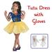 Disney Costumes | Disney Snow White Princess Dress & Princess Gloves Girls 2t New | Color: Blue/Yellow | Size: 2 Toddler New