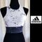 Adidas Intimates & Sleepwear | Adidas White Black Marble Workout Top | Color: Black/White | Size: S