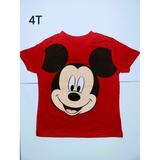 Disney Shirts & Tops | Disney Mickey Kids 4t Children New 100% Cotton Ruby Red Brand New T-Shirt Appare | Color: Red | Size: 4tg