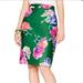 Kate Spade Skirts | Kate Spade Marit Bloom Green Floral Skirt | Color: Green | Size: 2