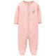 Carter's Baby Girls' Footie Sleep N Play (6 Months, Pink Bunny)