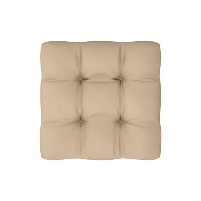 vidaXL Palettensofa-Kissen Beige 70x70x12 cm