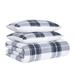 Cannon Cozy Teddy Plaid 3 Piece Comforter Set