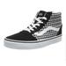 Vans Shoes | New W Tags In Box Vans Ward Hi Gingham Black Sk8-Hi High Tops 8 Mini Check | Color: Black/White | Size: 8