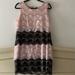 Jessica Simpson Dresses | Black And Pink Lace Jessica Simpson Dress In Size 12 | Color: Black/Pink | Size: 12