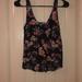 American Eagle Outfitters Tops | Aeo Floral Tank | Color: Black/Pink | Size: S