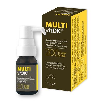 Multivitdk Lösung Vitamin D3+K2 10 ml Pumplösung Image
